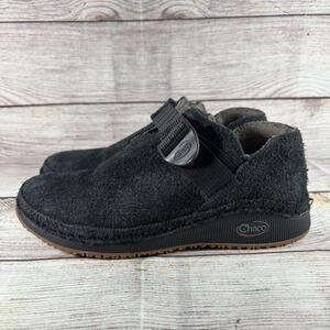 Chaco Paonia Womens Size 6 Wool/Poly Shoes Slip On Strap Black JCH108930